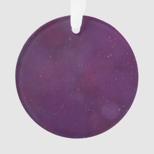 Purple star sky ornament