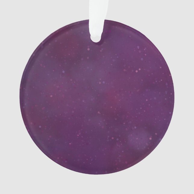 Purple star sky ornament (Front)