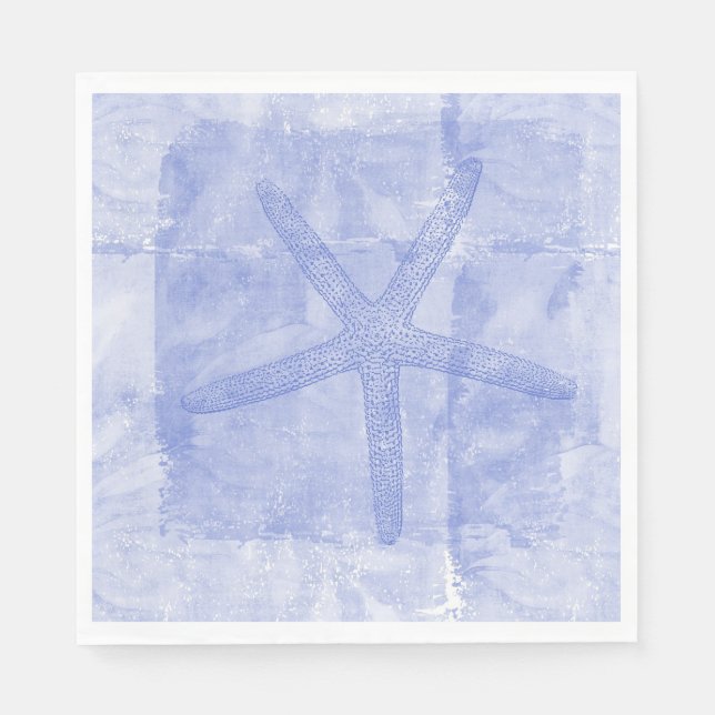 Purple Starfish Napkin (Front)