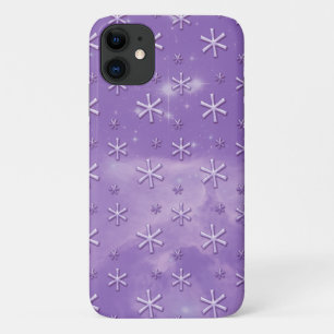 Purple Starry Sky Astrisk Pattern iPhone 11 Case