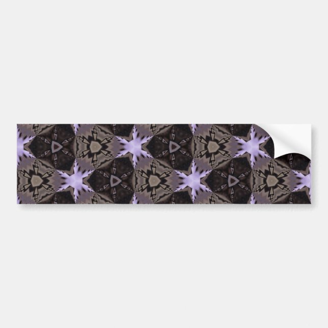 Purple Stars Bumper Sticker (Front)