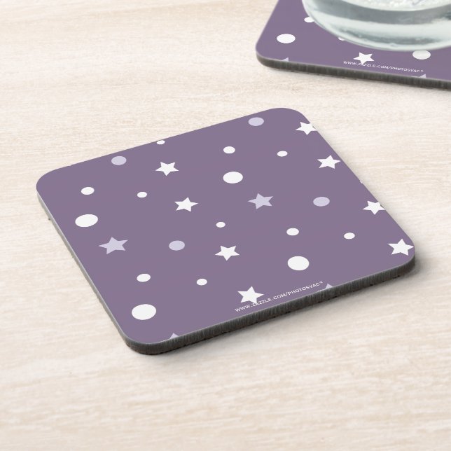 Purple Stars Coaster (Left Side)