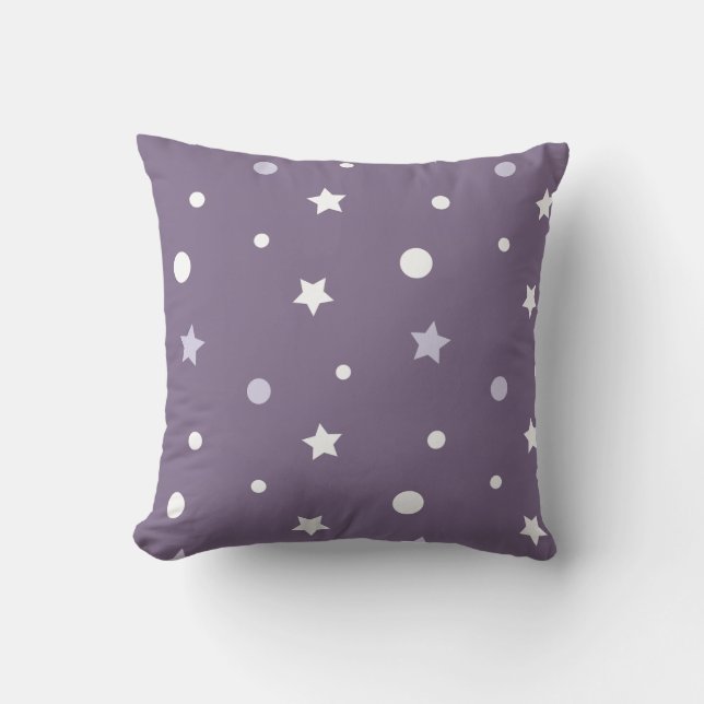 Purple Stars Cushion (Front)
