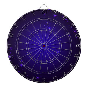 Purple Stars Dartboard