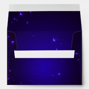 Purple Stars Envelope