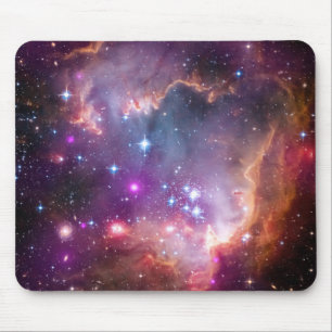 Purple Stars Galaxy Space Astronomy Mouse Pad