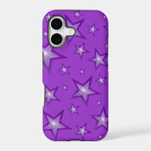 Purple Stars iPhone case