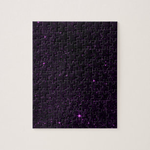 Purple Stars Jigsaw Puzzle