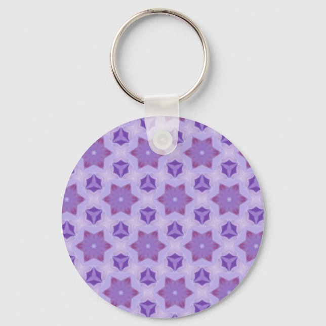Purple Stars Key Ring (Front)