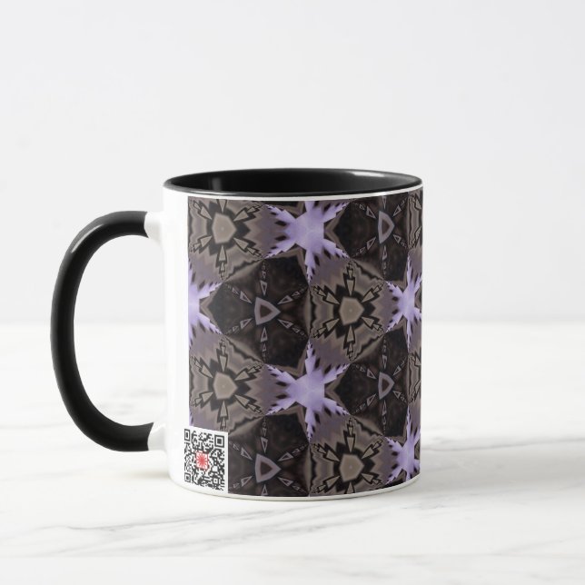 Purple Stars Mug (Left)