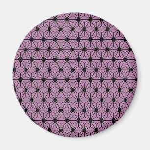 purple stars pattern magnet