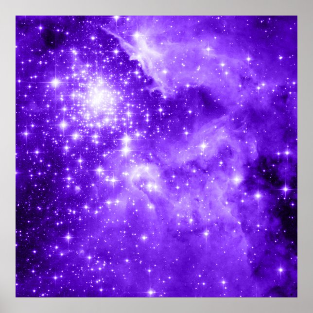 Purple Stars Poster (Front)