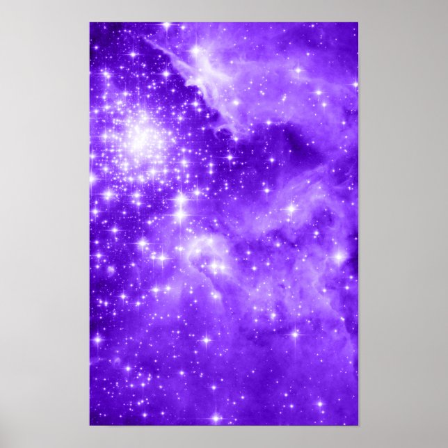 Purple Stars Poster (Front)