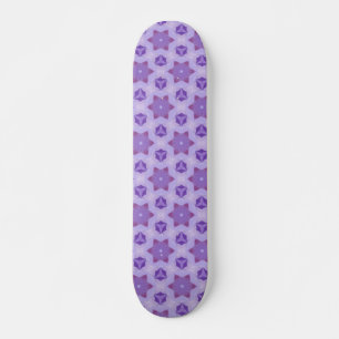 Purple Stars Skateboard