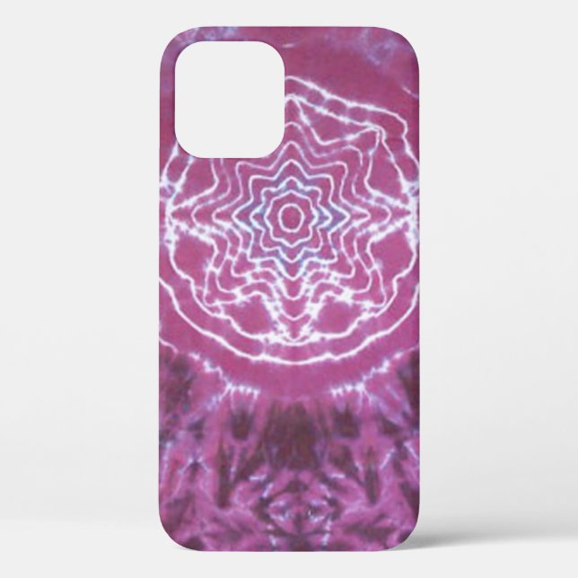 Purple Stars Tie Dye Case-Mate iPhone Case (Back)