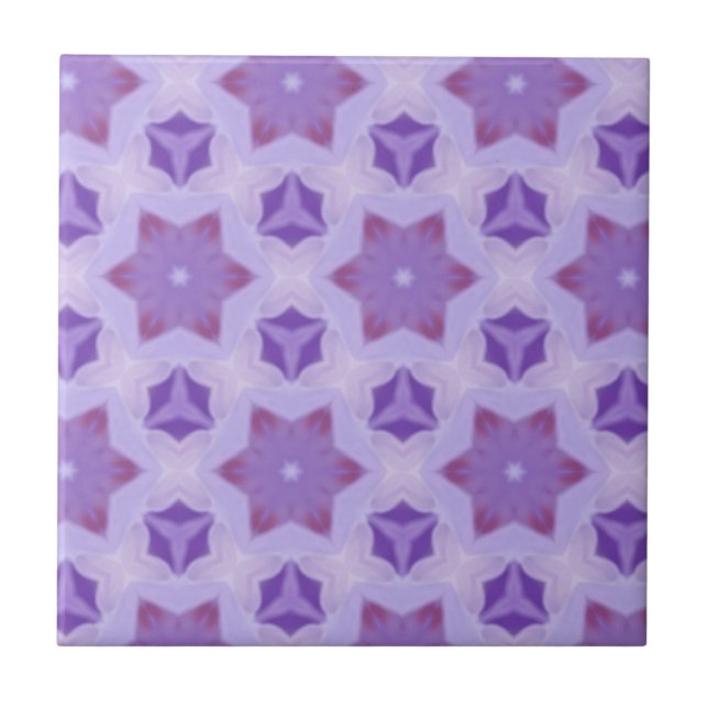 Purple Stars Tile (Front)