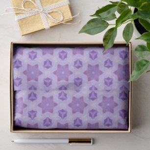 Purple Stars Tissue Paper