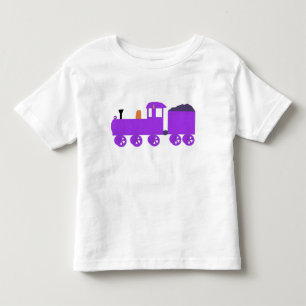Purple Steam Locomotive apparel Toddler T-Shirt