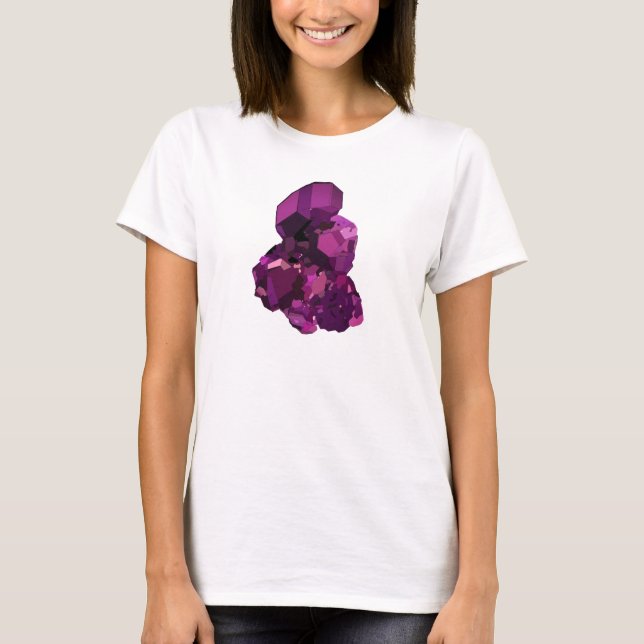 Purple Stone Bella+Canvas Flowy Circle Top (Front)