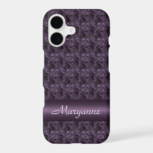 Purple Stone Tiled Design (Back)