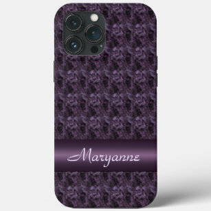 Purple Stone Tiled Design iPhone 13 Pro Max Case