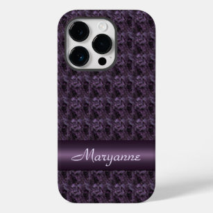 Purple Stone Tiled Design Case-Mate iPhone 14 Pro Case