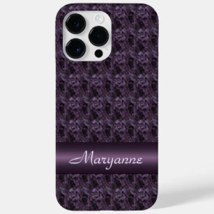 Purple Stone Tiled Design Case-Mate iPhone 14 Pro Max Case