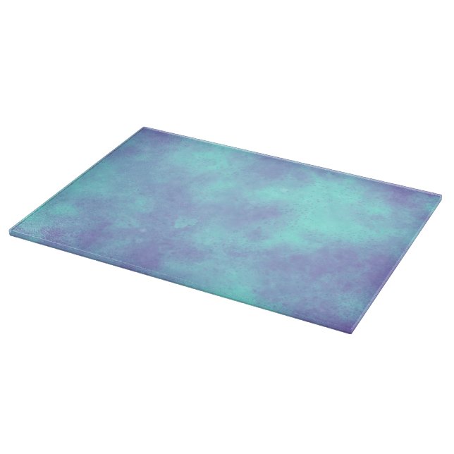 Purple Storm Cloud Effect Chopping Board (Corner)