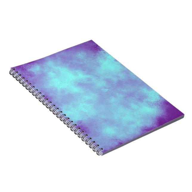 Purple Storm Cloud Effect Notebook (Right Side)