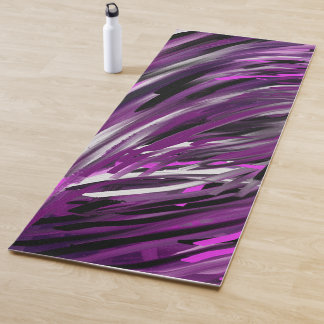 Purple Storm Painting by ArtiJag Fitness workout  Yoga Mat