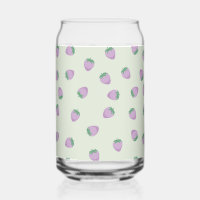 Purple Strawberries Pattern