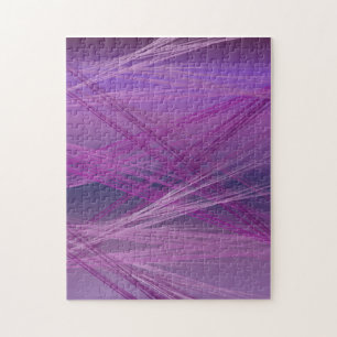 Purple Streaks Jigsaw Puzzle