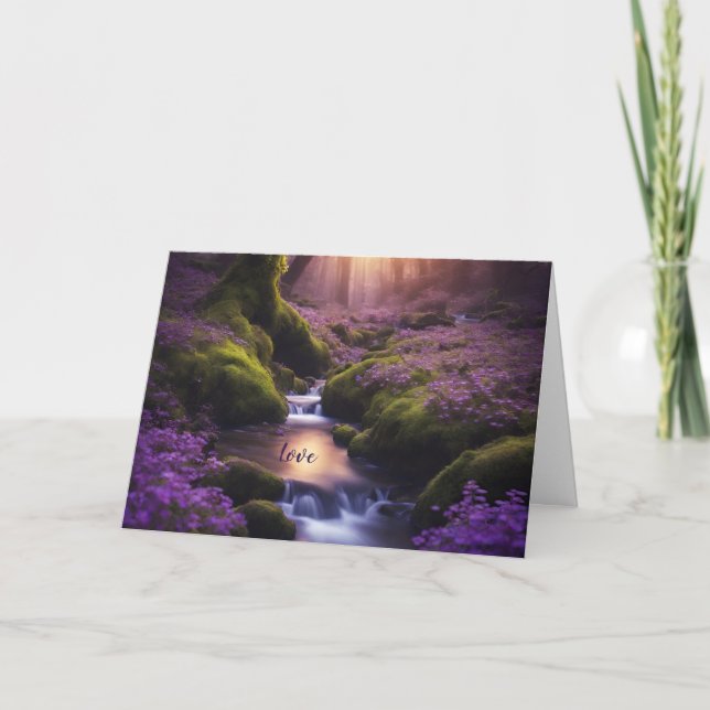 Purple Stream Card (Front)