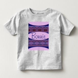 Purple Stripe Design Toddler T-Shirt
