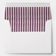 Purple striped interior