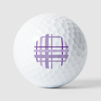 Purple Striped Pattern  Golf Balls