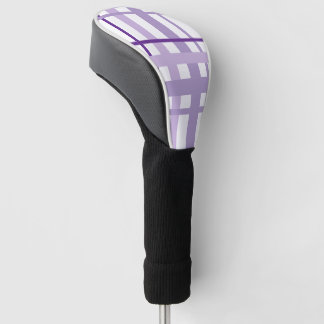 Purple Striped Pattern  Golf Head Cover