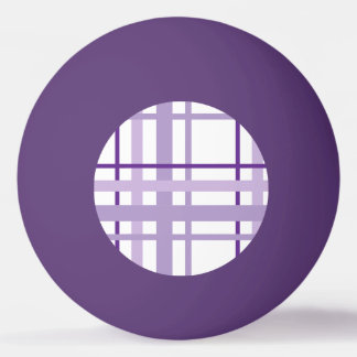Purple Striped Pattern  Ping Pong Ball