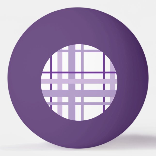 Purple Striped Pattern  Ping Pong Ball (Front)