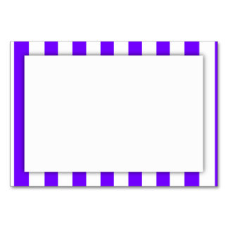 Purple Stripes (Add 2nd Colour) Table Number
