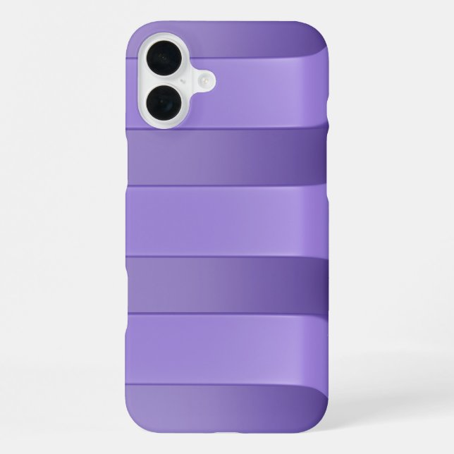 Purple stripes background iPhone case (Back)