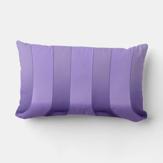 Purple stripes background lumbar cushion