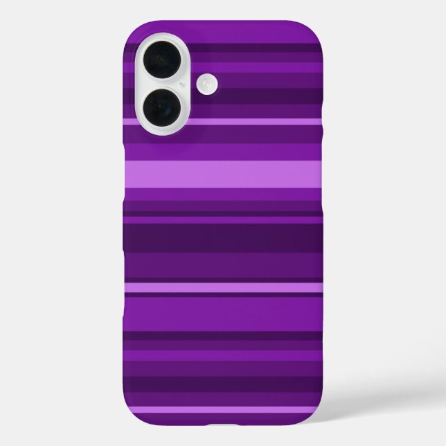 Purple stripes Case-Mate iPhone case (Back)