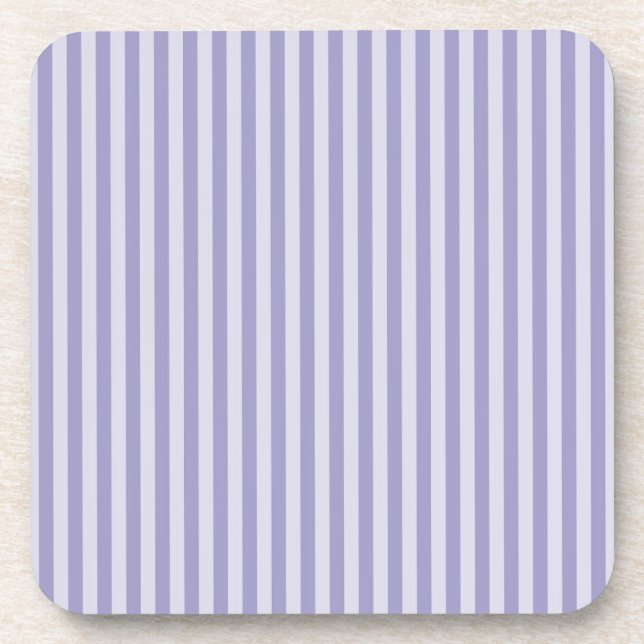 Purple Stripes Coaster (Front)