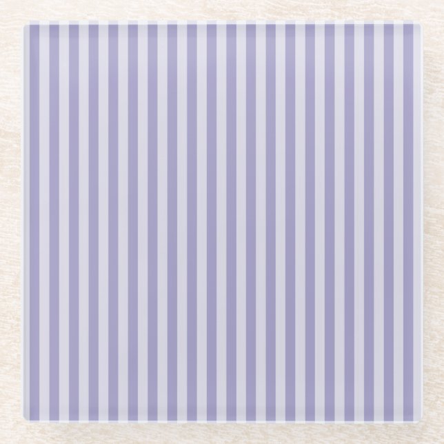 Purple Stripes Coaster (Front)