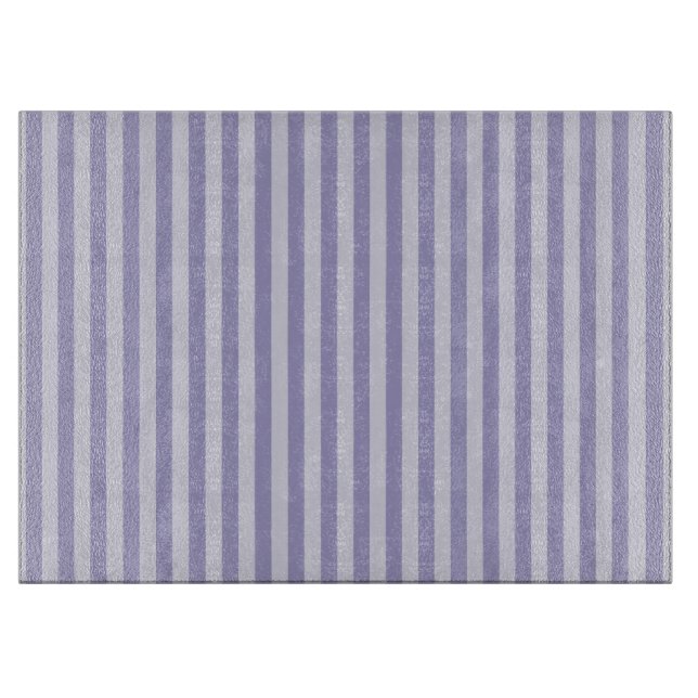 Purple Stripes Cutting Board (Front)