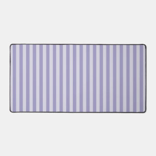 Purple Stripes Desk Mat