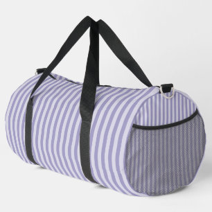 Purple Stripes Duffle Bag