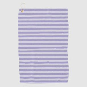Purple Stripes Golf Towel