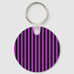 Purple Stripes Key Ring